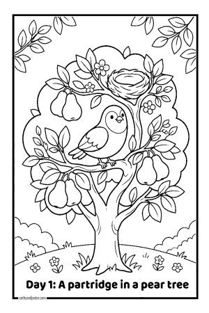 Day 1-Partridge in a pear tree